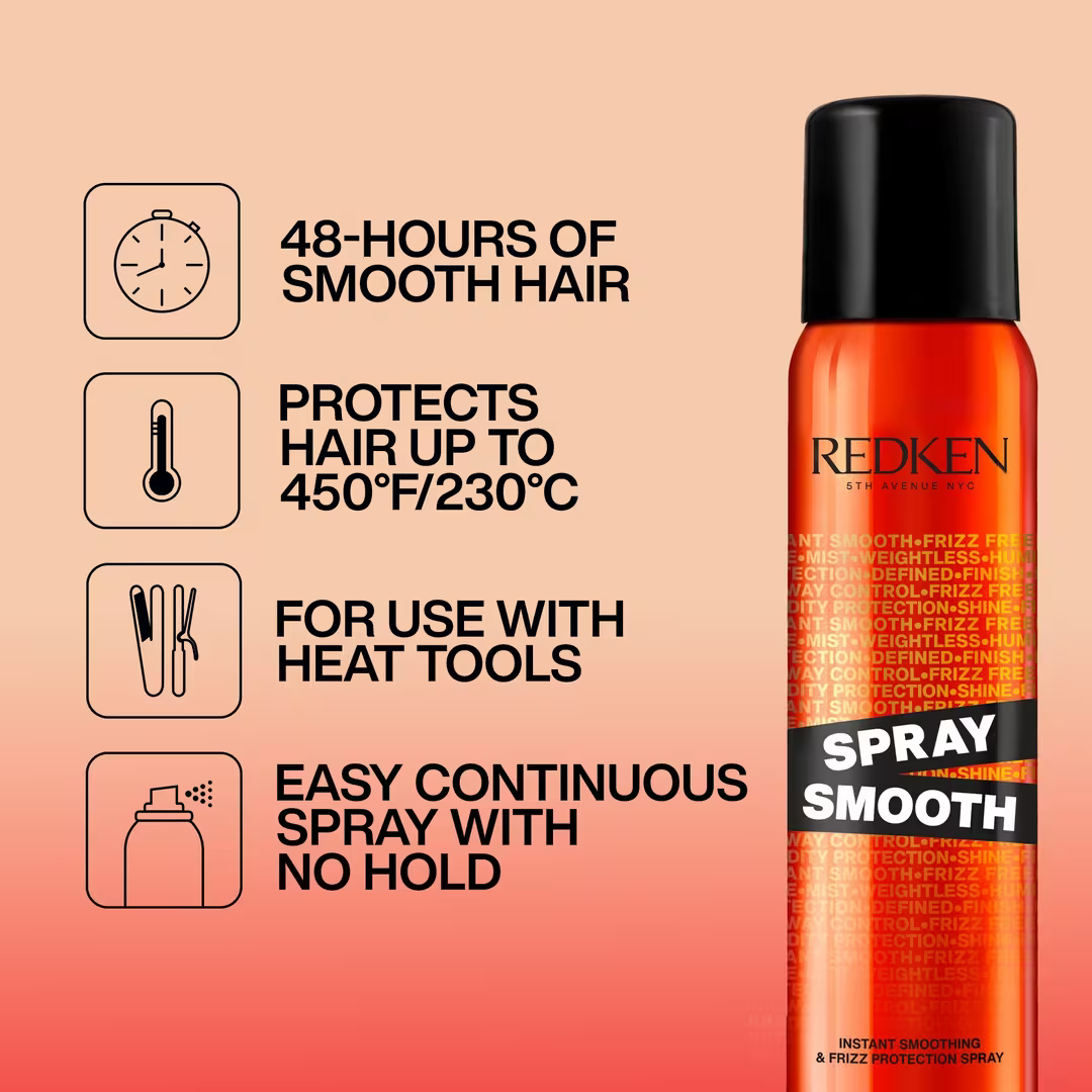 Spray Smooth Anti-Frizz Spray with Heat Protection 7.5 oz