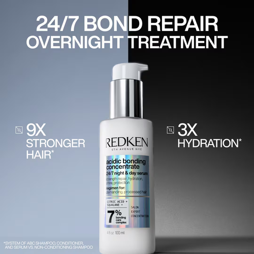 Acidic Bonding Concentrate 24/7 Night & Day Serum for Hair Repair