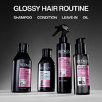 Naked Gloss Lightweight Hair Oil for Shine and Frizz Control 3.4 oz