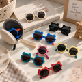 Foldable Bear Kids Sunglasses