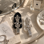 Silver Blossom Statement Hair Clip