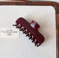 Burgundy Gloss Large Hair Claw