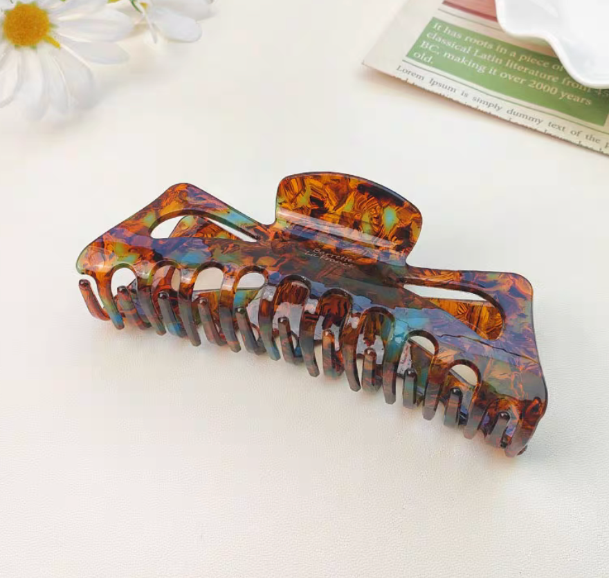 Marbled Tortoiseshell Large Hair Claw
