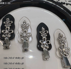 Silver Blossom Statement Hair Clip