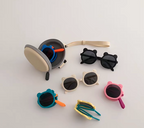 Foldable Bear Kids Sunglasses