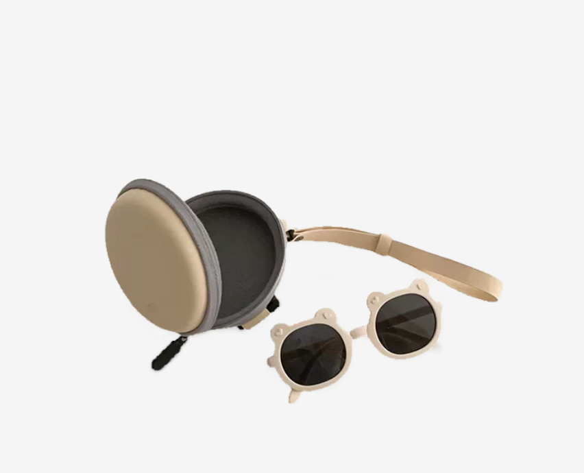 Foldable Bear Kids Sunglasses