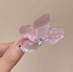 Blush Butterfly Crystal Hair Clip