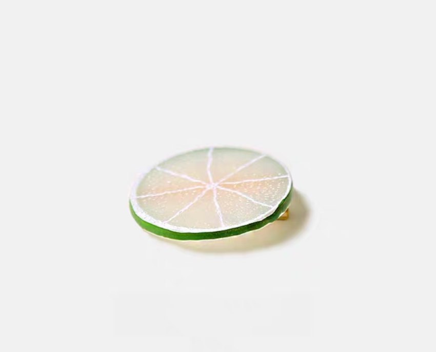 Citrus Slice Hair Clips