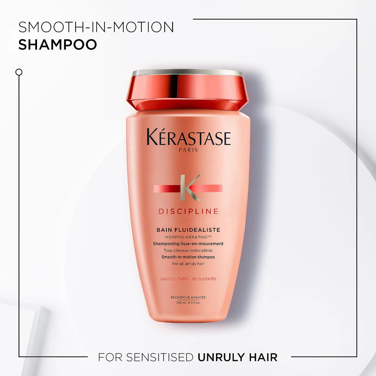 Discipline Sulfate-Free Smoothing Shampoo for Frizzy Hair