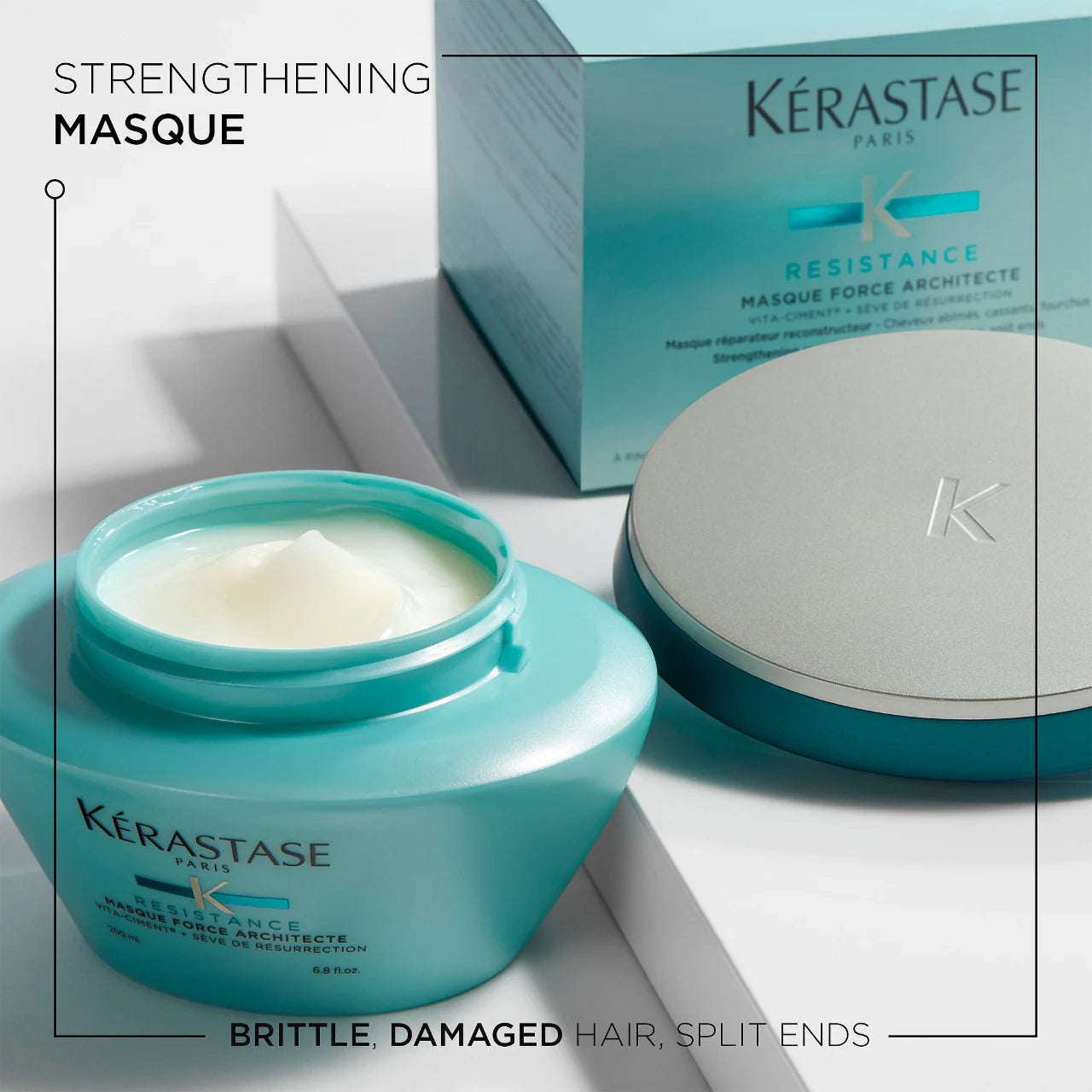 Resistance Strengthening Hair Mask for Damaged Hair from Heat Styling 6.8 oz/ 200 mL