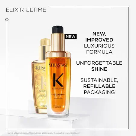 Elixir Ultime Refillable Hydrating Hair Oil for Shine